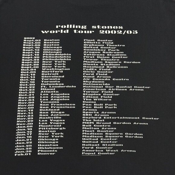 Vintage Y2K Rolling Stones Band T Shirt - Picture 4 of 5